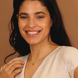 Minimalistic Solid Gold Heart Necklace