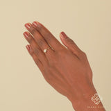 Dainty Natural Diamond Flower Ring