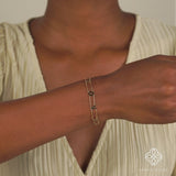 Handmade Solid Gold Name Bracelet