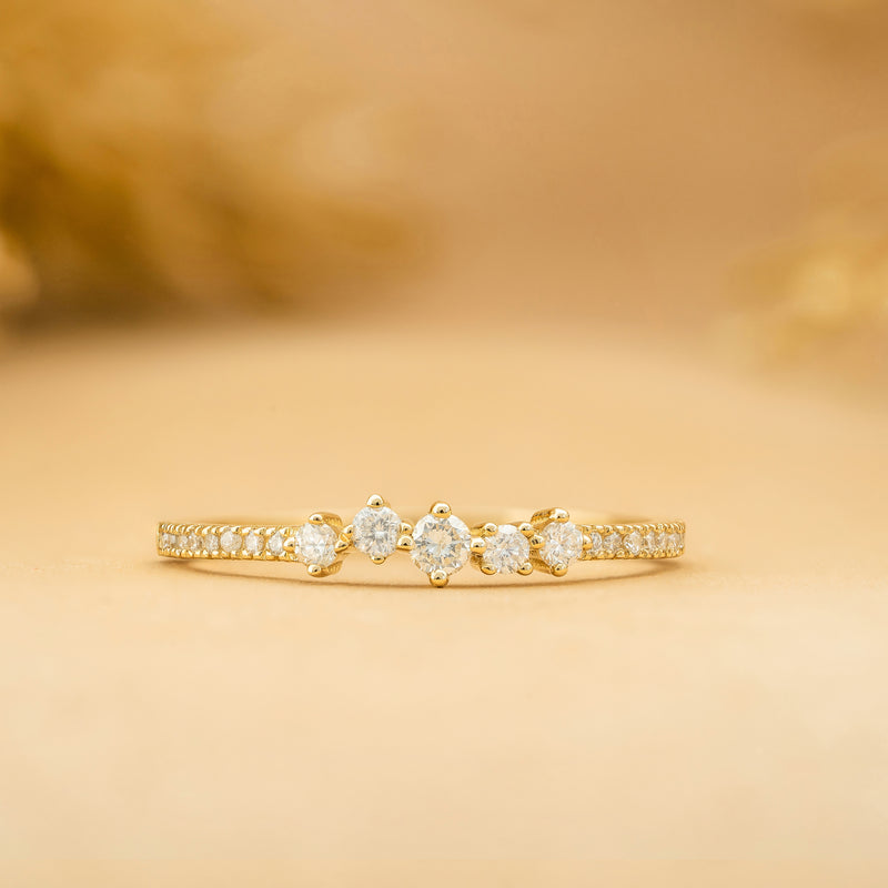 Handmade diamond ring