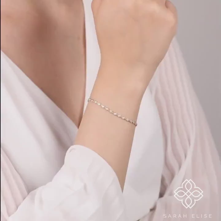 bezel tennis bracelet