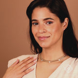 Handmade Solid Gold Natural Diamond Necklace