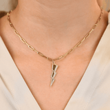 14k or 18k Gold and Diamond Charm