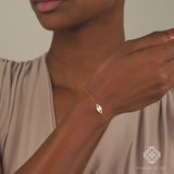 Simplistic Diamond Evil Eye Bracelet 