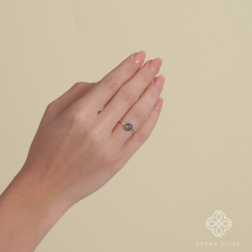 Labradorite Statement Ring