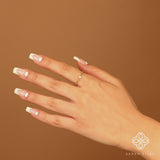 Dainty Bezel Diamond Ring