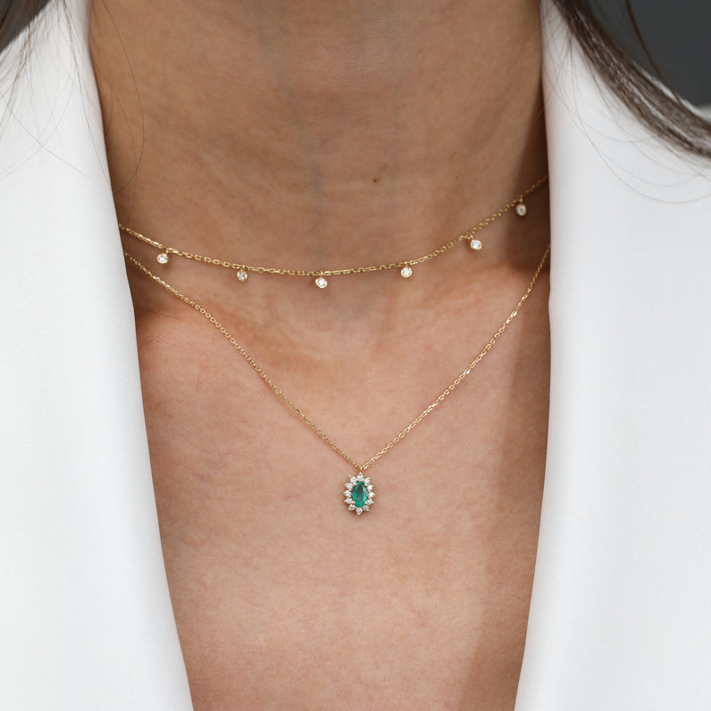 Natural Emerald Necklace