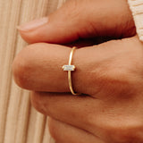Minimalist Diamond Ring