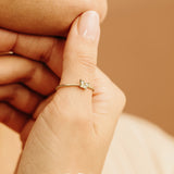 Yellow Gold Diamond Butterfly Ring