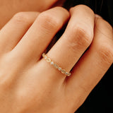 Solid Gold Diamond Eternity Band