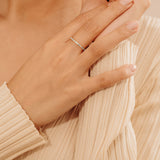 Baguette and Round Cut Diamond Ring