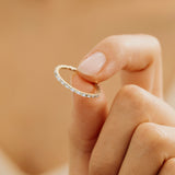 Handmade Baguette Eternity Ring