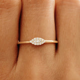 Minimalist and Handmade Diamond Ring