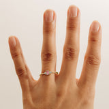 Handmade Baguette Sapphire Bezel Ring