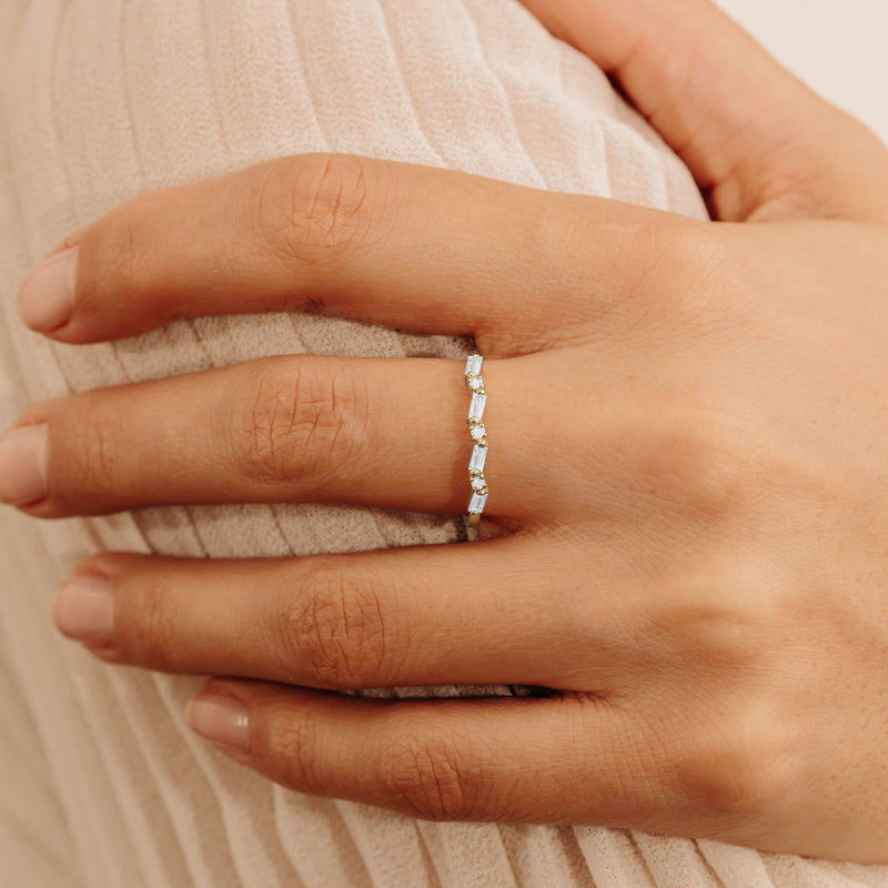 Handmade Solid Gold Diamond Ring