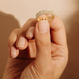 Pave Diamond Cuban Chain Ring