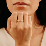 Gemstone Citrine Stacking Ring