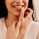 Mini Diamond Heart Ring