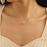 Minimalist Diamond Name Plate