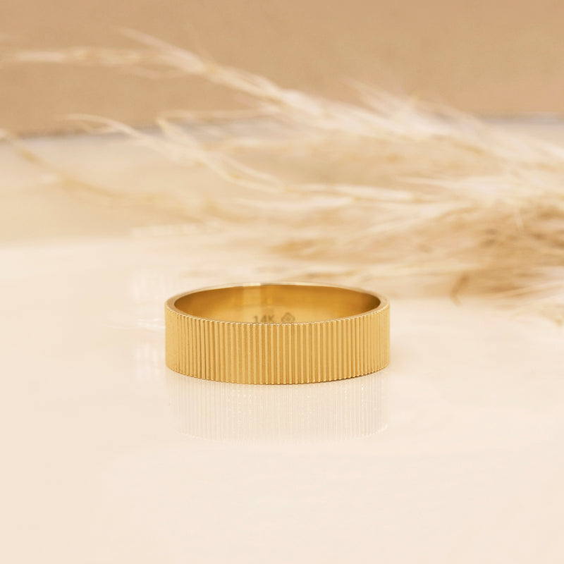 Solid Gold Simplistic Wedding Band