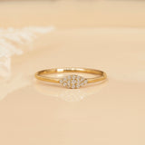 Handmade Diamond Evil Eye Ring