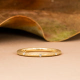 Handmade Solid Gold Diamond Ring