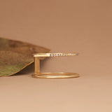 Minimalist Dainty Double Ring