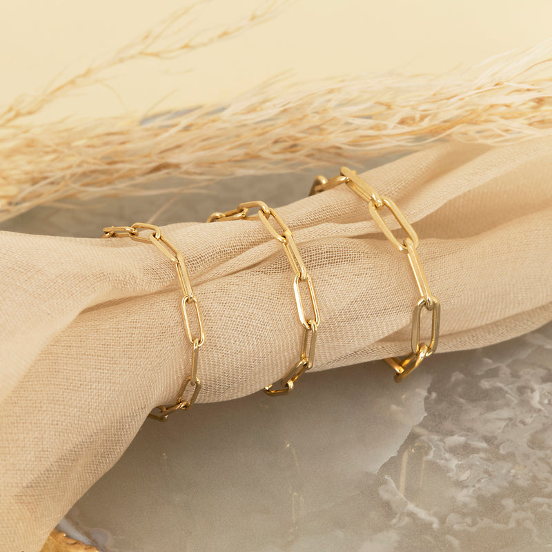 Handmade Paperclip Chain Ring