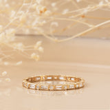 Solid Gold Diamond Eternity Band
