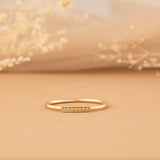 Minimalist Yellow Gold Ring