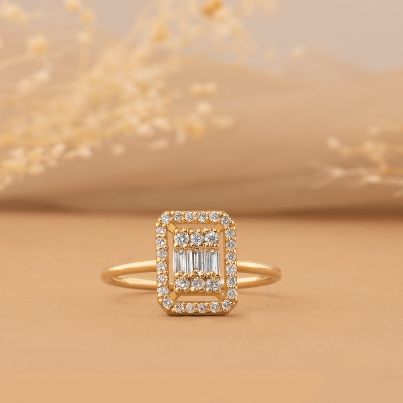 Handmade Diamond Engagement Ring