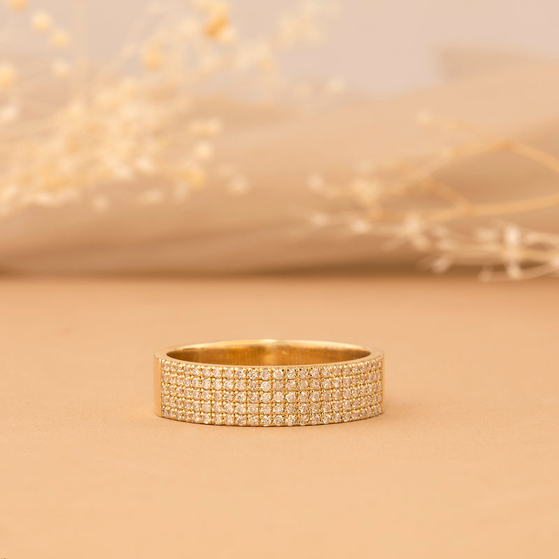 Sold Gold Diamond Band