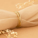 Yellow Gold Triple Band Ring