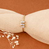 Handmade 3 Diamond Bagguette Ring