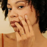 Solid Gold Evil Eye Ring