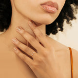 Gold Engagement Stacking Diamond Ring