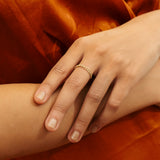 Solid Gold Cuban Chain Ring