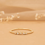 Round and Baguette Diamond Ring