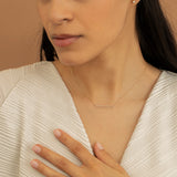 Dainty Multi-Diamond Bar Pendant