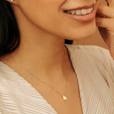 Yellow Gold Personalized Heart Pendant