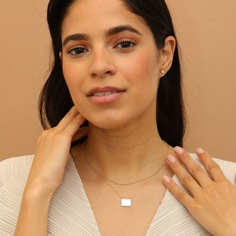 Handmade Diamond ID Plate to Customize