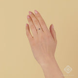 Natural Blue Sapphire Birthstone Ring