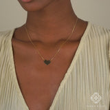 Solid Gold Heart Necklace