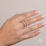 Handmade Figaro Chain Ring Sizes