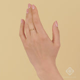 Open Cuff Moon and Star Ring