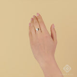 Solid Gold Heart Name Ring