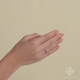 Natural Amethyst February Ring