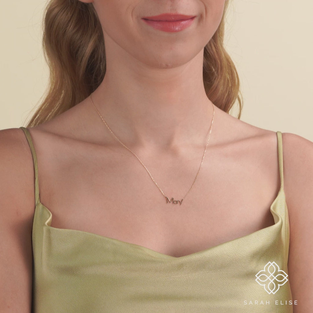 Gold Custom Name Neckalce