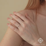 ethically sourced april birthstone ring