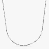 White Gold Cable Chain